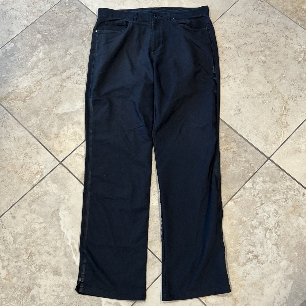 Nike Golf Tour Premium Pants Mens 32x43 Black Dri-Fit Performance 452782-011